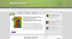 Desktop Screenshot of meditation-ptsd.com